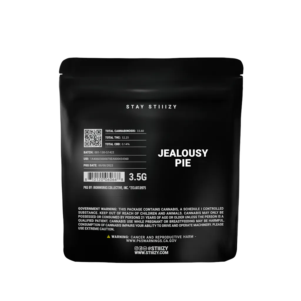 JEALOUSY PIE 3.5g HYBRID 36%THC 🔥🔥 STIIIZY - Image 3