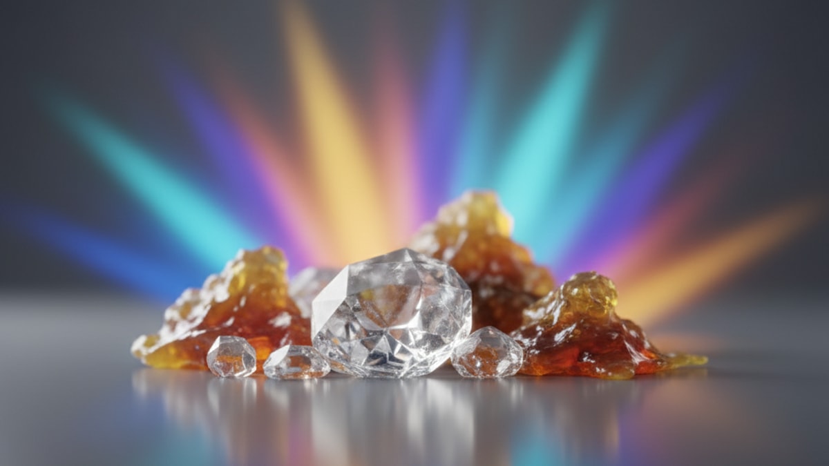 Blog Post: what are diamond concentrates - Professional illustration